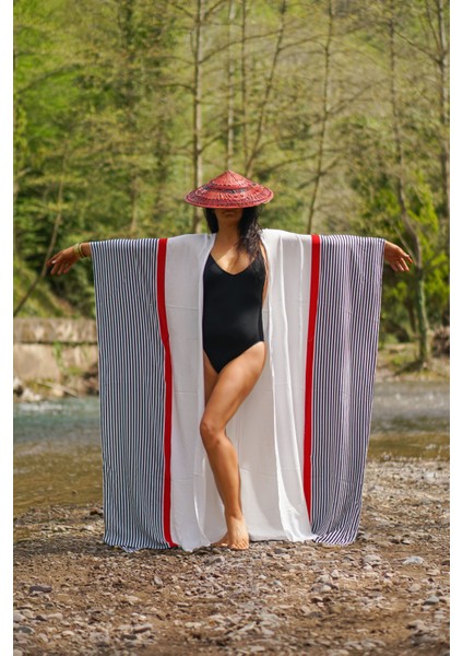 Desenli Melek Kol Enigmatic Kimono modelleri