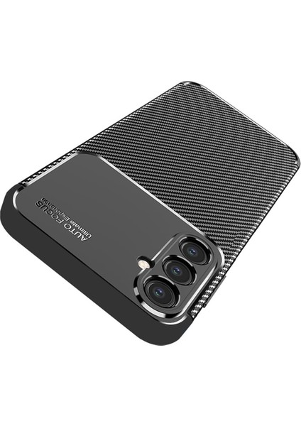 Samsung Galaxy A17 5g Kılıf Kamera Korumalı Karbon Desen Görünümlü Uzun Ömürlü Renk Atmaz Mat