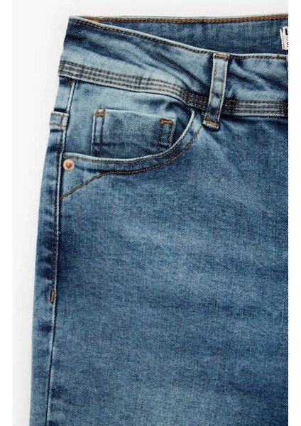 Yüksek Bel Skinny Indigo Kadın Jean Pantolon 6WAL40026MD fırsatları