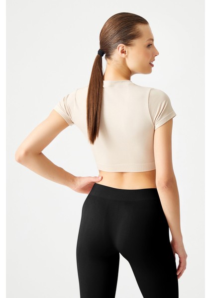 Siyah Esnek ve Toparlayıcı Spor Tayt Basic Seamless indirimleri