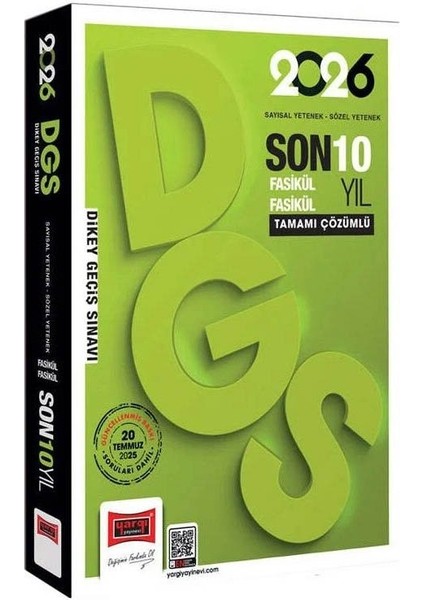 Yargı 2026 Dgs Çıkmış Sorular Son 10 Yıl Fasikül Çözümlü