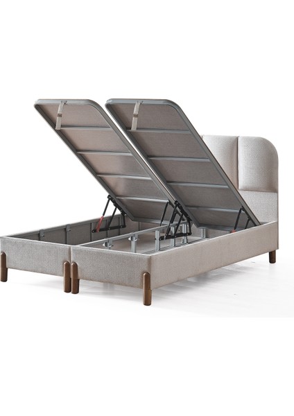 Bohem Prime Çift Kişilik Sandıklı Baza ve Başlık 2’li Set Şık Tasarım modelleri