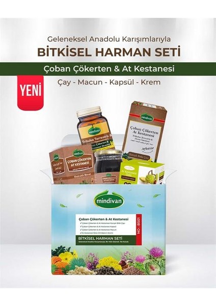 Çoban Çökerten & At Kestanesi Bitkisel Harman Seti No: B501 fiyatları