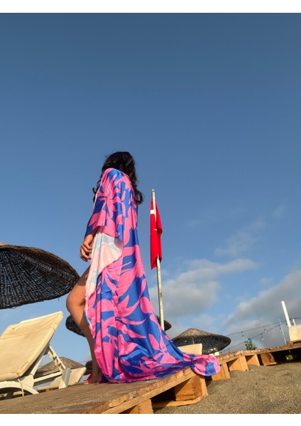 Desenli Melek Kol Enigmatic Kimono modelleri