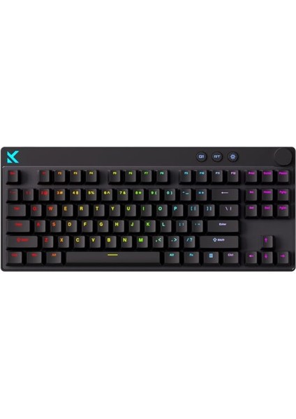 Mix 87 Siyah %80 Lightning Manyetik Switch 8k Hz Hall Effect Rgb Hotswap Mekanik Gaming Klavye (MC-MIX87-1)