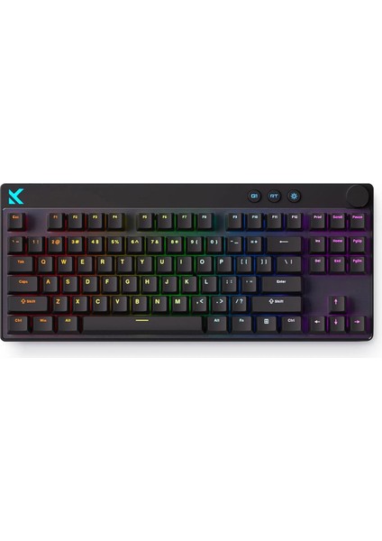 Mix 87 Siyah %80 Lightning Manyetik Switch 8k Hz Hall Effect Rgb Hotswap Mekanik Gaming Klavye (MC-MIX87-1) fiyatları