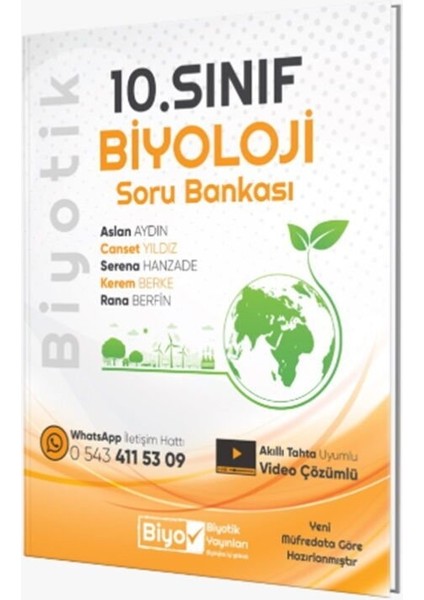 Biyotik 2026 10. Sınıf Biyoloji Soru Bankası