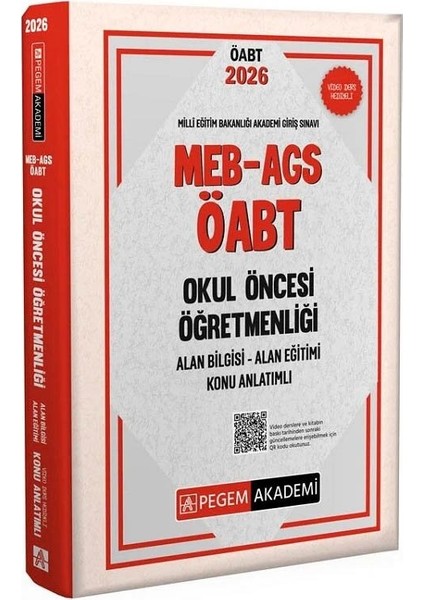 Pegem 2026 Öabt Meb-Ags Okul Öncesi Öğretmenliği Konu Anlatımlı