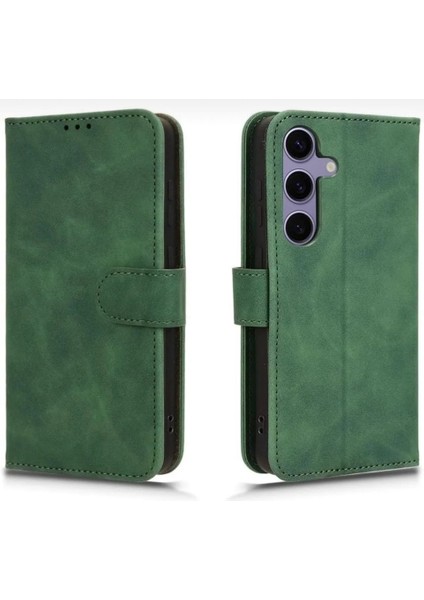 Samsung Galaxy A17 5g Kılıf 360 Tam Kaplar Deri Dokulu Kapaklı Cüzdan Standlı Kartvizitli Kopçalı Kapak