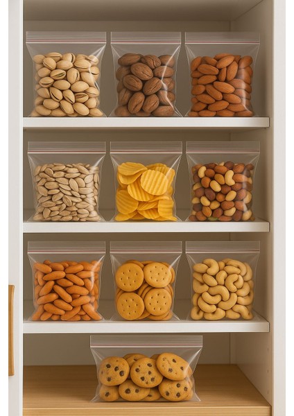 75' Li Buzdolabı Kilitli Torba Poşet Dondurucu Ikramlık Çerez Davet Kına Hediyelik Poşeti 21X27 cm modelleri