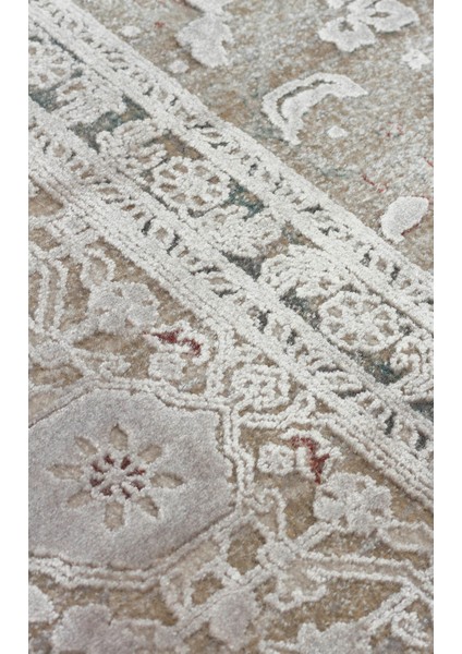 Babil Bbl 02 Gri - Viskon Halı | Klasik Dokuma Salon Halısı modelleri