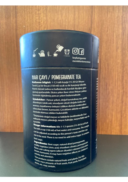 Nar Çayı Gerçek Meyve Taneleri 250 G modelleri