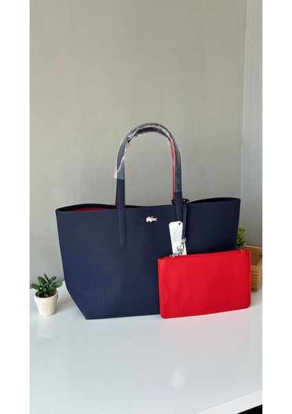 Kadın Çift Taraflı Lacivertomuz Çantası