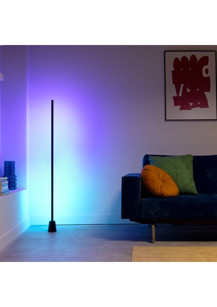 Gradient Zemin Lambası - Siyah (140 Cm) indirimleri