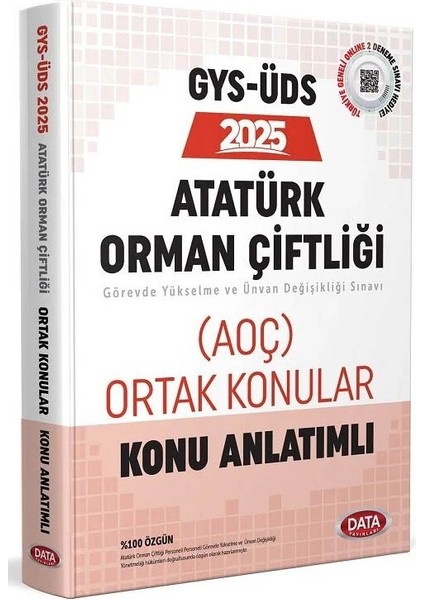 Data 2025 Gys Üds Atatürk Orman Çiftliği Ortak Konular Konu Anlatımı Ünvan Değişikliği