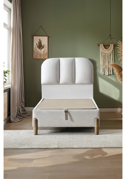 Bohem Prime Tek Kişilik Sandıklı Baza ve Başlık Takımı 2’li Set