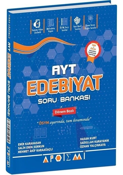 Apotemi 2026 Ayt Edebiyat Soru Bankası