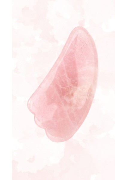 Rose Kuvars Gua Sha Masaj Taşı Kan Dolaşımını Hızlandırır, Ciltte Kolejen Üretimini Arttırır. modelleri