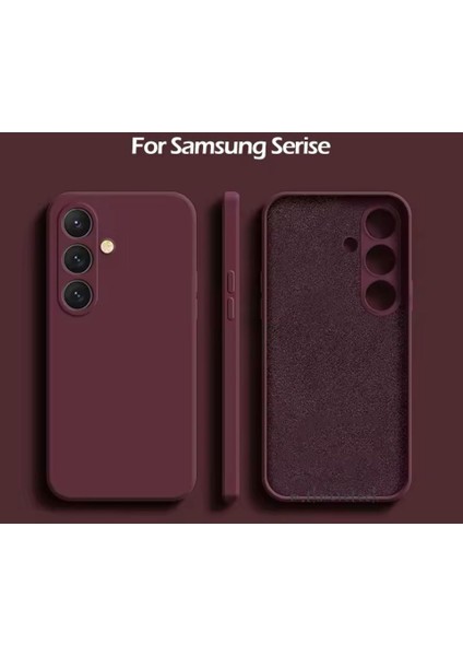 Samsung Galaxy A17 5g Kılıf Lansman Kamera Korumalı Içi Süet Kadife Yumuşak Renkli Silikon Mat Hisli