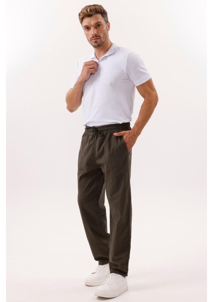 Erkek Keten Bol Kesim Pantolon indirimleri