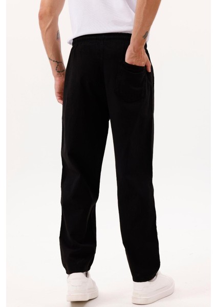 Erkek Keten Bol Kesim Pantolon