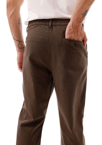 Erkek Keten Pantolon – Nefes Alabilir, Rahat Kesim Günlük Giyim -Geniş Beden Aralığı-