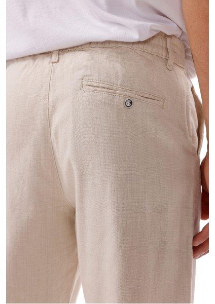 Erkek Keten Pantolon – Nefes Alabilir, Rahat Kesim Günlük Giyim -Geniş Beden Aralığı-