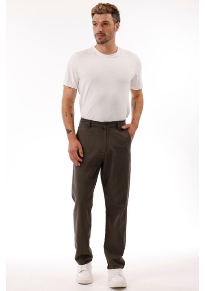 Erkek Keten Pantolon – Nefes Alabilir, Rahat Kesim Günlük Giyim -Geniş Beden Aralığı- fırsatları