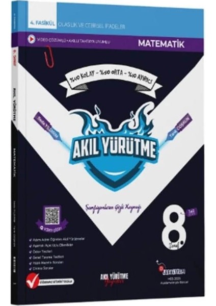 Akılyürütme 8. Sınıf Matematik Olasılık ve Cebirsel Ifadeler 4. Fasikül