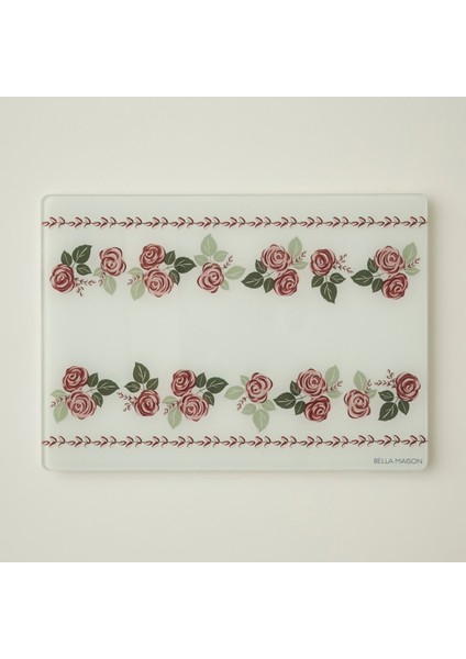 Rose Cam Kesme Tahtası (35X25 Cm)