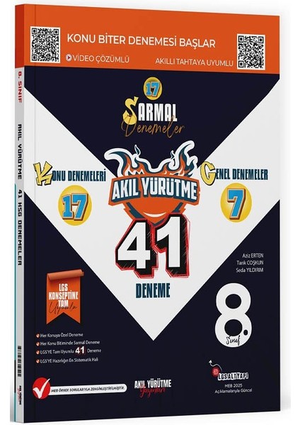 Akıl Yürütme 2026 8. Sınıf Tüm Dersler Akıl Yürütme Konu Biter Denemesi Başlar 41 Deneme