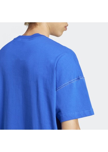 Adidas All Szn Graphic Erkek Mavi Tişört - JJ3661 fırsatları