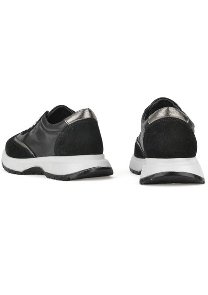 , Kadın Hakiki Deri Sneaker 1531050Z26501005K Siyah modelleri