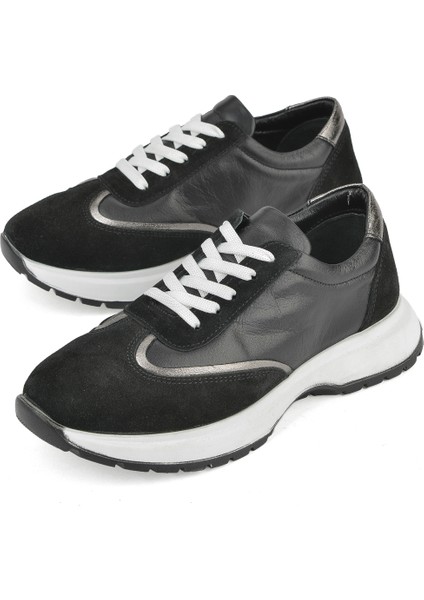, Kadın Hakiki Deri Sneaker 1531050Z26501005K Siyah indirimleri