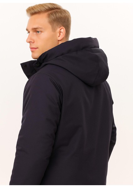 Spor Erkek Polarlı Su ve Rüzgar Geçirmez Kapüşonlu Mont & Kaban & Parka