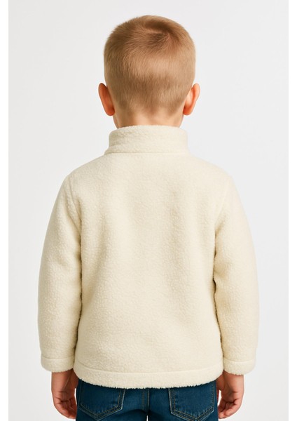 Spor Erkek Çocuk Peluş Cepli Fermuarlı Welsoft Mont