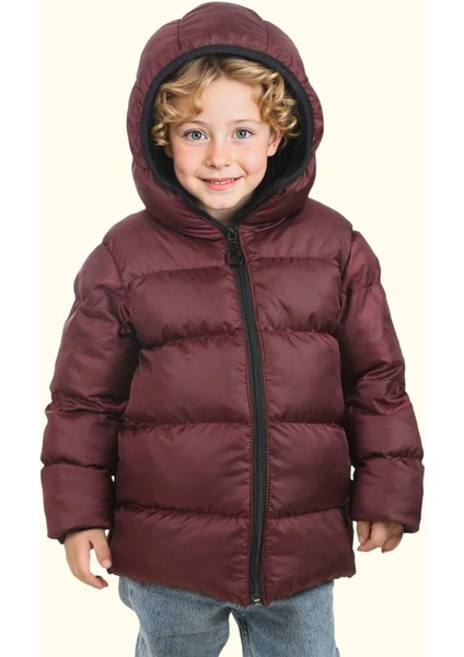 Spor Erkek Spor Çocuk Polarlı Kapüşonlu Su Geçirmez Rüzgara Mont - Kaban indirimleri