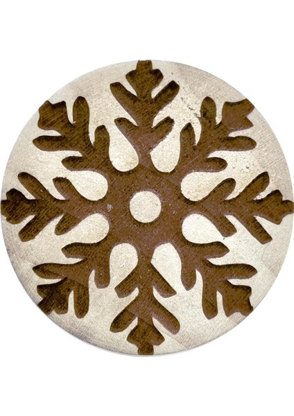 Home Ahşap Mobilya Kulp 3.8 cm Kar Tanesi Desenli Çekmece Kulpu