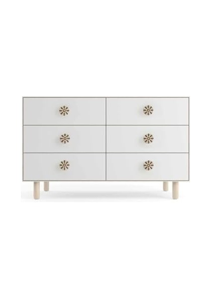 Home Ahşap Mobilya Kulp 3.8 cm Kar Tanesi Desenli Çekmece Kulpu fiyatları