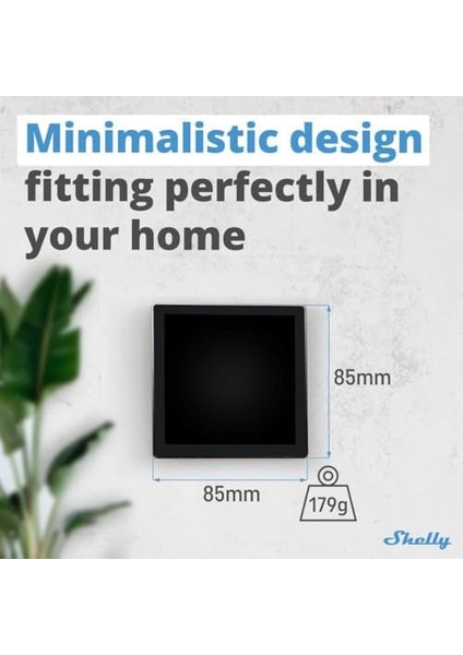 Wall Display Siyah + Blu H&t Siyah (Paket), Wlan Akıllı Ev Kontrol Paneli, Termostat, Entegre 5A Röle, Nötr Iletken Gerekli, Çevre Verileri, Kontrol Merkezi, Alexa ve Google Home fiyatları