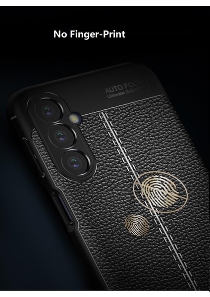 Samsung Galaxy A17 5g Kılıf Kamera Korumalı Deri Görünümlü Dikiş Desenli Iz Yapmaz Mat Yumuşak Silikon modelleri