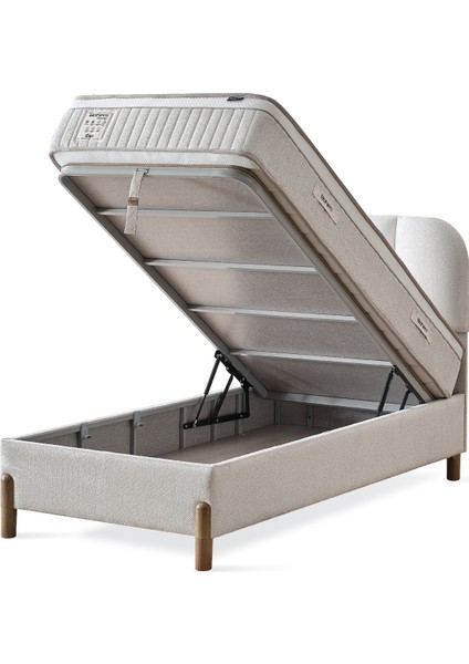 Bohem Prime Tek Kişilik Uyku Seti – Pocket Yaylı Yatak, Sandıklı Baza, Başlık 3 Lü Set modelleri