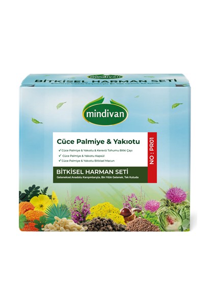 Cüce Palmiye & Yakıotu Bitkisel Harman Seti No: PR01