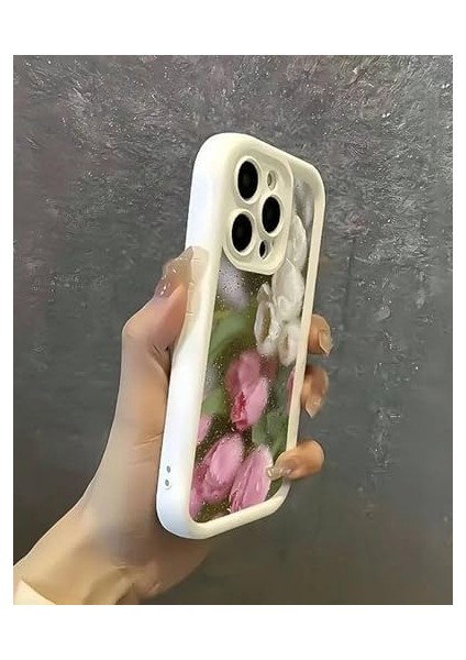 13 ve 13 Pro Yağlıboya Çiçek Desenli Telefon Kılıfı - Şık ve Dayanıklı Tasarım (13 Petals) fiyatları
