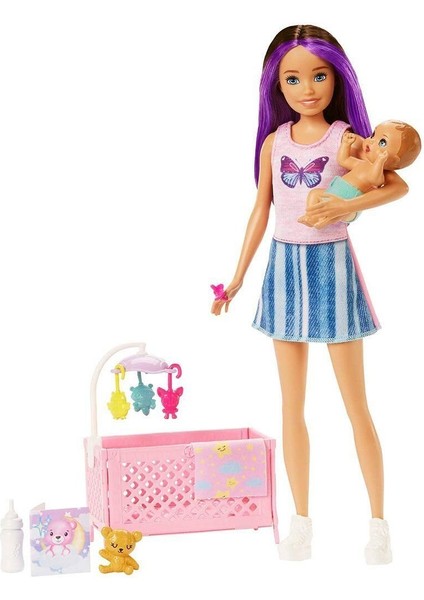 HJY33 Mavi Saçlı Skipper Bebek Bakıcısı ve Oyun Seti fiyatları