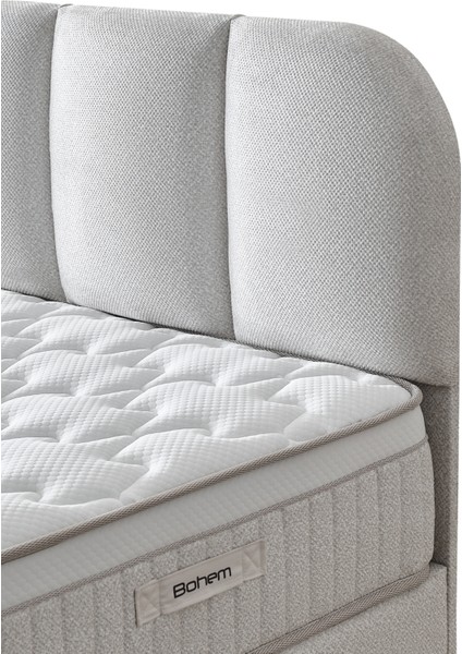 Bohem Prime Çift Kişilik Sandıklı Baza ve Başlık 2’li Set Şık Tasarım fırsatları