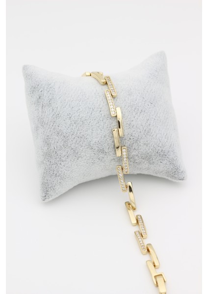 Stil Incisi/xupıng Jewelry Çubuk Zirkon Taşlı Bileklik