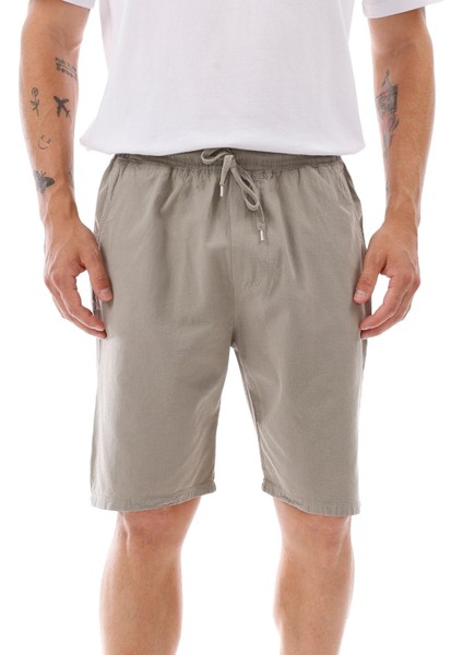 Erkek Cepli Keten Şort – Rahat Kalıp, Hafif Ve Nefes Alabilir Kumaş indirimleri