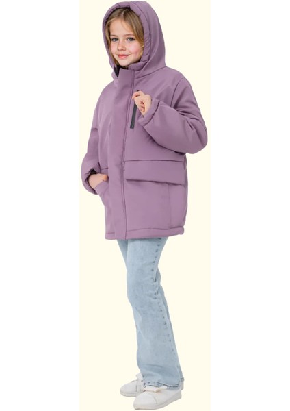 Su ve Rüzgar Geçirmez Kapüşonlu 3 Cep Mont & Kaban & Parka