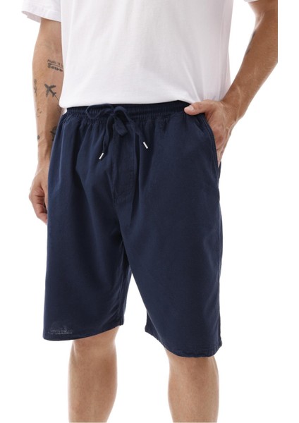 Erkek Cepli Keten Şort – Rahat Kalıp, Hafif Ve Nefes Alabilir Kumaş indirimleri